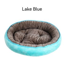 Four Seasons Universal Cat Nest For Deep Sleep (Option: Lake Blue-M)