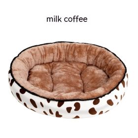 Four Seasons Universal Cat Nest For Deep Sleep (Option: Cow Coffee-M)