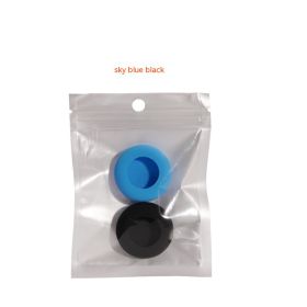 Silicone Tracker Pet Collar Anti-lost Locator Protective Shell (Option: Sky Blue Black-L)