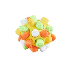 Dog Sniffing Ball Puzzle Toys Inscrease IQ Slow Dispensing Feeder Folderble Dog Now Sniff Toy Pet Traning Game Intelligence Toy (Option: HSQLSD)