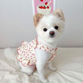 Dog Pet Clothes Summer Halter Skirt (Option: Pink-XS)