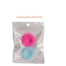 Silicone Tracker Pet Collar Anti-lost Locator Protective Shell (Option: Luminous Powder Blue-S)