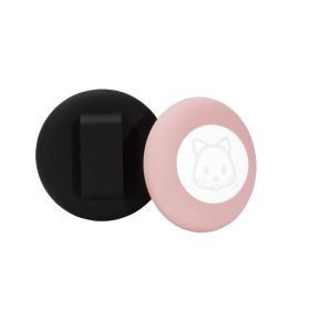 Silicone Tracker Pet Collar Anti-lost Locator Protective Shell (Option: Black Pink-S)